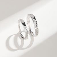 Стерлингового серебра кольцо, 925 пробы, Регулируемый & ювелирные изделия моды & разные стили для выбора, Ring mm,2mm, продается PC