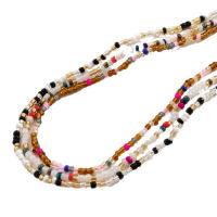 Decorative Chain Belt, Seedbead, three layers & fashion jewelry & for woman Approx 30 Inch 