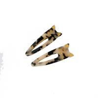 Alligator Hair Clip, Acetate, with Zinc Alloy, Cat, Korean style & for woman 