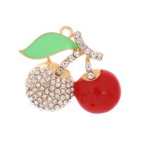 Mobile Phone DIY Decoration, Zinc Alloy, with Resin & Plastic Pearl, plated & enamel & with rhinestone 