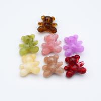 Jelly Style Acrylic Beads, Bear, DIY 