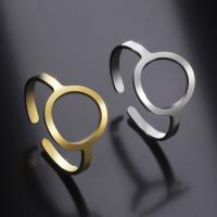 Stainless Steel Finger Ring, 304 Stainless Steel, Vacuum Ion Plating, fashion jewelry & Unisex ring thickness 1.1mm,ring width 13mm 