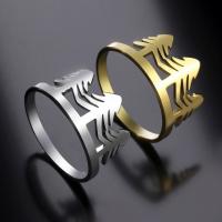 Stainless Steel Finger Ring, 304 Stainless Steel, Vacuum Ion Plating, fashion jewelry & Unisex ring thickness 1mm,ring width 11.1mm 