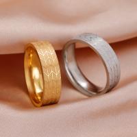 Stainless Steel Finger Ring, 304 Stainless Steel, Vacuum Ion Plating, fashion jewelry & Unisex ring width 5.8mm 