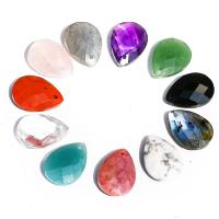 Gemstone ювелирные изделия Кулон, Полудрагоценный камень, Каплевидная форма, DIY & различные материалы для выбора, Много цветов для выбора продается PC[