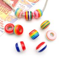 Perles European en résine, multifonctionnel & DIY, couleurs mélangées, Bead u00d714mm,5mm, Environ Vendu par lot
