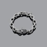 Titan Edelstahl Armband / Armreif, Titanstahl, plattiert, Modeschmuck & für den Menschen, Länge:ca. 8.66 ZollInch, verkauft von PC