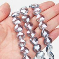 Glass Beads, Heart, DIY Approx 