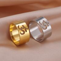 Stainless Steel Finger Ring, 304 Stainless Steel, plated, fashion jewelry & Unisex .8mm 