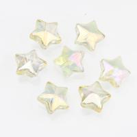 Perles de verre translucide, étoile, DIY, plus de couleurs à choisir, 13mm, Environ Vendu par sac