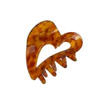 Hair Claw Clips, Acetate, Heart, fashion jewelry & for woman 
