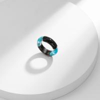 Смола палец кольцо, канифоль, Связанный вручную, ювелирные изделия моды & Женский, размер:7, продается PC