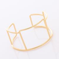 Brass Cuff Bangle, plated, for woman circumference 16cm 