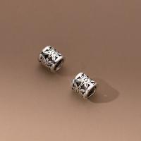 Perles intercalaires en argent , Argent sterling 925, multifonctionnel & DIY, Bead x5mm,3.2mm, Vendu par PC