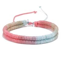 Mode créer Bracelets cordon de cire, corde de cire, fait à la main, Réglable & bijoux de mode & unisexe, plus de couleurs à choisir Environ 26 cm, Vendu par PC