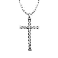 Stainless Steel Sweater Chain Necklace, 304 Stainless Steel, Cross, fashion jewelry & for man, original color 