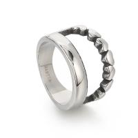 Stainless Steel Finger Ring, 304 Stainless Steel, Vacuum Ion Plating, fashion jewelry  & for woman 