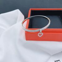 Titanium Steel Bracelet & Bangle, fashion jewelry & with rhinestone Inner Approx 50mm 
