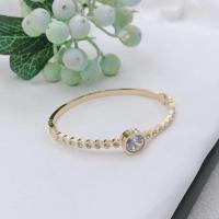 Titane bracelet en acier et bracelet, Acier titane, bijoux de mode & avec strass, plus de couleurs à choisir, Bracelet mm, Vendu par PC