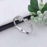 Titanium Steel Bracelet & Bangle, fashion jewelry & with rhinestone Bracelet mm 