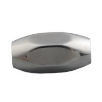 Fermeture magnétique en acier inoxydable rond, Acier inoxydable 304, DIY, couleur originale Environ Vendu par PC