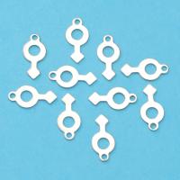 Stainless Steel Pendants, 304 Stainless Steel, Male Mark, polished, DIY Approx 1.3mm 