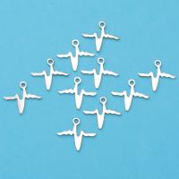 Stainless Steel Pendants, 304 Stainless Steel, Electrocardiographic, polished, DIY Approx 1.4mm 
