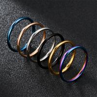 Titanium Steel Finger Ring, plated, fashion jewelry & for woman mm 