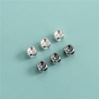 Sterling Silver Spacer Beads, 925 Sterling Silver, plated, DIY Width of pair 5.8 mm Approx 1.8mm 