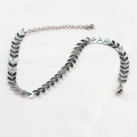 Stainless Steel Chain Bracelets, 304 Stainless Steel, plated, Unisex Approx 21 cm 