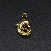 Brass Lobster Claw Clasp, gold color plated, DIY [