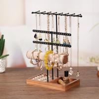 Multi Purpose Jewelry Display, Wood, with Iron, multilayer 