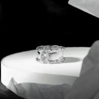 Circón cúbico anillo de dedo de latón, metal, con cúbica circonia, Joyería & para mujer, Width: about 1cm, Vendido por UD