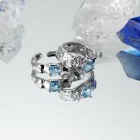 Кубическое цирконовое латунное кольцо, Латунь, с кубический цирконий, ювелирные изделия моды & Мужская & разные стили для выбора, продается PC