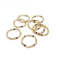 Brass Hoop Earring Components, gold-filled, DIY [