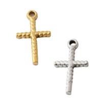Stainless Steel Cross Pendants, 304 Stainless Steel, plated, DIY Approx 1.5mm 