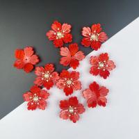Прически, Ацетатный лист, Форма цветка, DIY, Много цветов для выбора, 33mm, продается PC