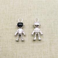 Zinc Alloy Jewelry Pendants, Astronaut, silver color plated, DIY 