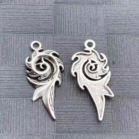 Zinc Alloy Jewelry Pendants, silver color plated, DIY 