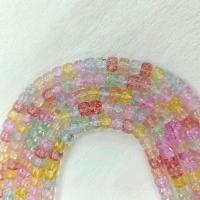 Abalorios de Cristal Murano hecho a mano, Cristal de murano, Esférico, Bricolaje, multicolor, 8x6mm, longitud:aproximado 38 cm, Vendido por Sarta