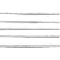Серебряное ожерелье цепи, Серебро 925 пробы, полированный, DIY & разные стили для выбора, платиновый цвет, продается G