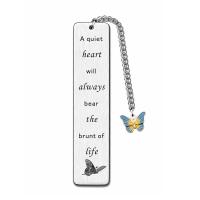 Stainless Steel Bookmark, 304 Stainless Steel, portable & fashion jewelry, Bookmark 26*130MM [