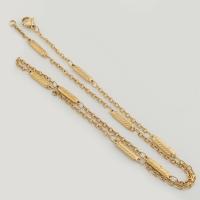 Mode Edelstahl Halskette Kette, 304 Edelstahl, Vakuum-Ionen-Beschichtung, Modeschmuck & unisex, keine, Länge:ca. 455 Millimeter, verkauft von PC[