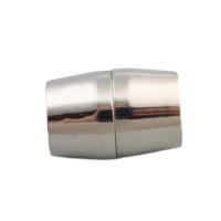 Round Stainless Steel Magnetic Clasp, 304 Stainless Steel, DIY, original color Approx [