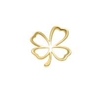 Collar Jewelry Brooch, Brass, Four Leaf Clover, plated, fashion jewelry & for woman [
