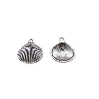 Zinc Alloy Animal Pendants, Shell, antique silver color plated, DIY Approx 
