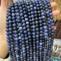 Sodalite Beads, Round, DIY blue [