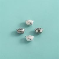 Sterling Silver Spacer Beads, 925 Sterling Silver, plated, DIY Approx 2.9mm 