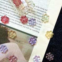 Lampwork Beads, petals, multifunctional & DIY, mixed colors, Bead mm 