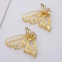 Hair Claw Clips, Zinc Alloy, Butterfly, plated, Korean style & for woman & hollow [